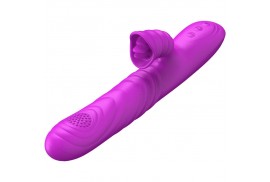 armony angelia vibrador multifuncion con lengua estimuladora efecto calor violeta