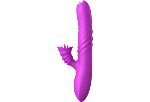 armony angelia vibrador multifuncion doble lengua efecto calor violeta