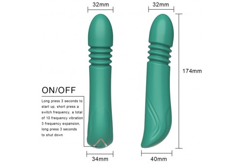 armony vibrador thrusting punto g verde