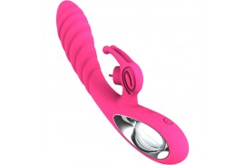 armony vicky vibrador rabbit con lengua pull ring fucsia