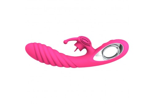 armony vicky vibrador rabbit con lengua pull ring fucsia