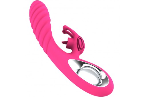 armony vicky vibrador rabbit con lengua pull ring fucsia