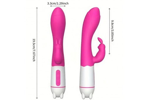 armony happy vibrador estimulador rabbit fucsia