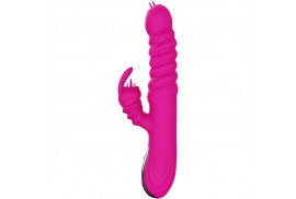 armony vibrador multifuncion rabbit doble lengua efecto calor fucsia