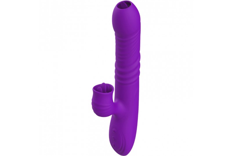 armony fully gspot vibrador rabbit con lengua estimuladora efecto calor violeta