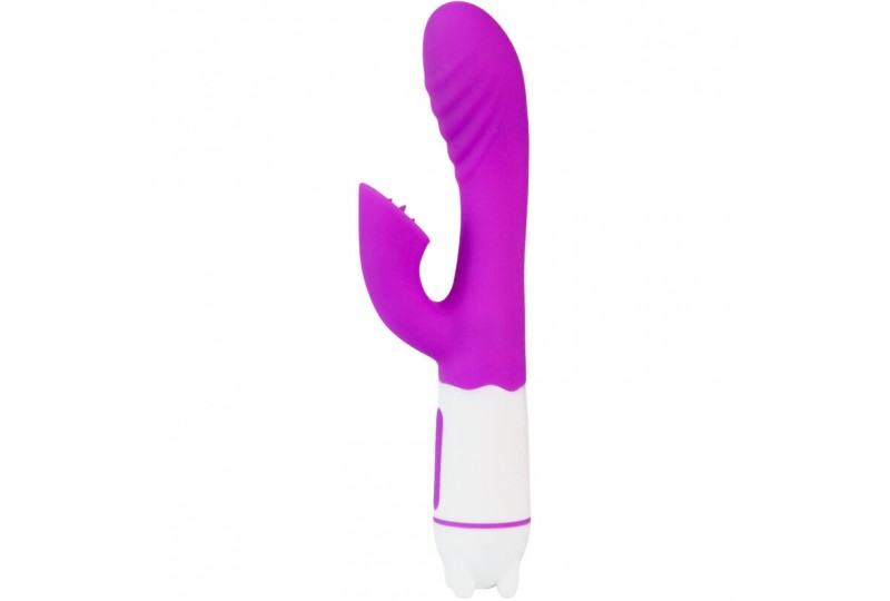 armony happy vibrador estimulador con lengua recargable violeta