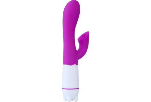 armony happy vibrador estimulador con lengua recargable violeta