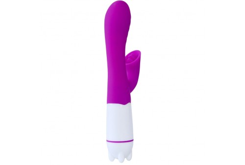 armony happy vibrador estimulador con lengua recargable violeta