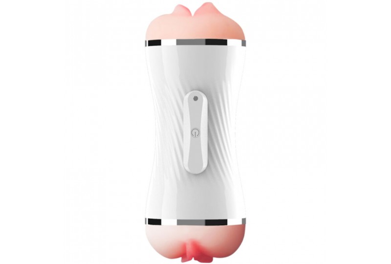 armony masturbador vibrador doble vagina boca blanco