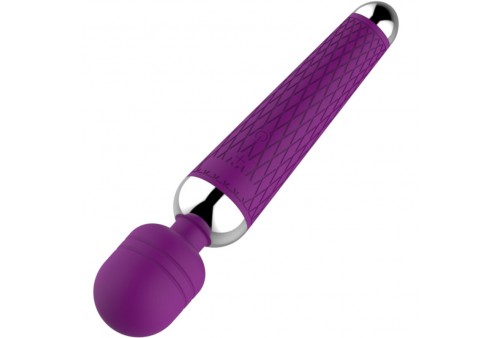 armony masajeador vibrador cabeza flexible violeta