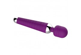 armony masajeador vibrador cabeza flexible violeta