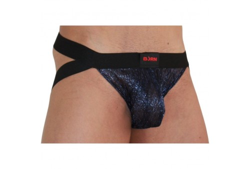 burn 006 jock brillante azul negro s