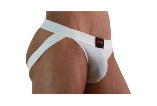 burn 007 jock lycra blanco s