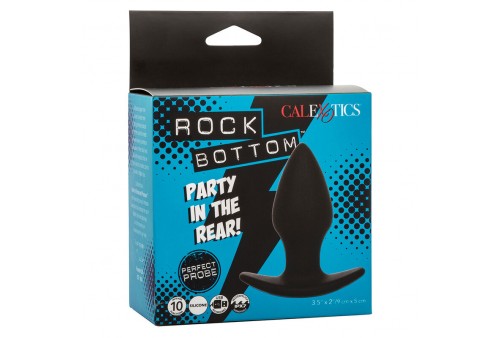 calexotics rock bottom perfect plug anal 10 vibraciones silicona negro