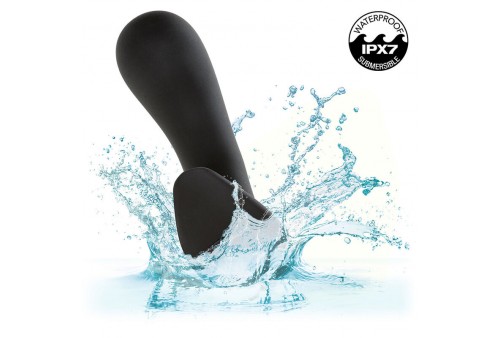 calexotics rock bottom plug anal curvado 10 vibraciones silicona negro