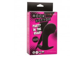 calexotics rock bottom plug anal curvado 10 vibraciones silicona negro