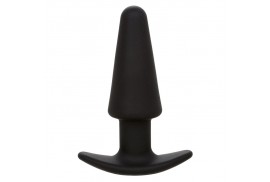 calexotics rock bottom plug anal cónico 10 vibraciones silicona negro