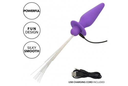 calexotics southern lights light up plug anal con luces 10 vibraciones silicona violeta