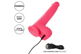 calexotics studs vibrador realístico 10 vibraciones y rosa