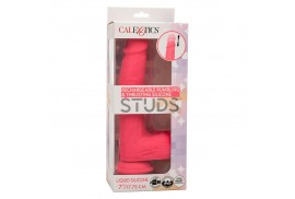 calexotics studs vibrador realístico 10 vibraciones y rosa