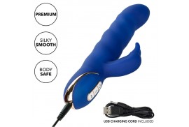 calexotics jack vibrador rabbit movimiento de ondas azul