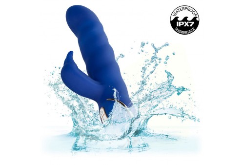 calexotics jack vibrador rabbit movimiento de ondas azul