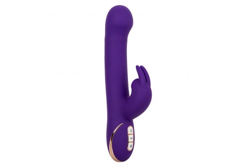 calexotics jack vibrador rabbit y estimulador 7 niveles de vibración y succión azul