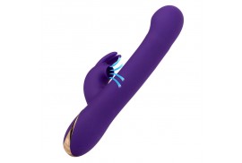 calexotics jack vibrador rabbit y estimulador 7 niveles de vibración y succión azul