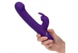 calexotics jack vibrador rabbit y estimulador 7 niveles de vibración y succión azul