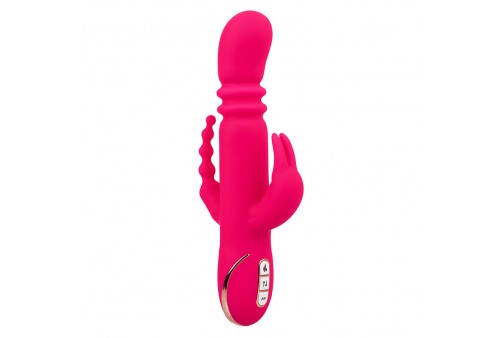 calexotics jack fantasy triple vibrador calentable rabbit rosa