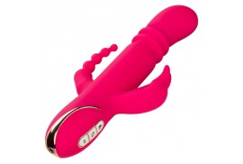 calexotics jack fantasy triple vibrador calentable rabbit rosa