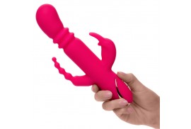 calexotics jack fantasy triple vibrador calentable rabbit rosa