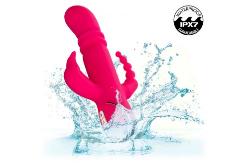 calexotics jack fantasy triple vibrador calentable rabbit rosa