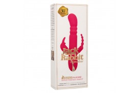 calexotics jack fantasy triple vibrador calentable rabbit rosa