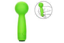 calexotics neon vibes the bubbly vibe mini masajeador 10 vibraciones verde