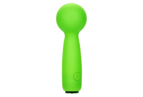 calexotics neon vibes the bubbly vibe mini masajeador 10 vibraciones verde