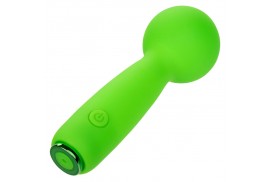 calexotics neon vibes the bubbly vibe mini masajeador 10 vibraciones verde