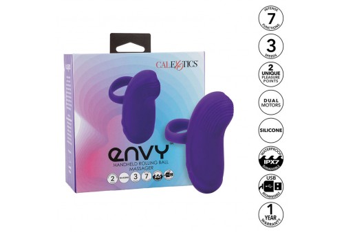 calexotics envy masajeador de bola rodante 7 vibraciones morado