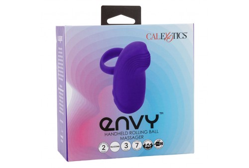 calexotics envy masajeador de bola rodante 7 vibraciones morado