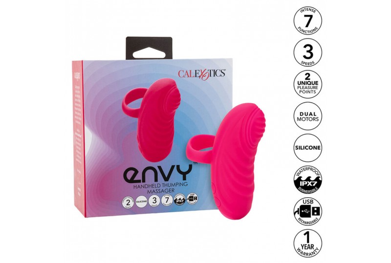 calexotics envy masajeador de bola rodante 7 vibraciones rosa