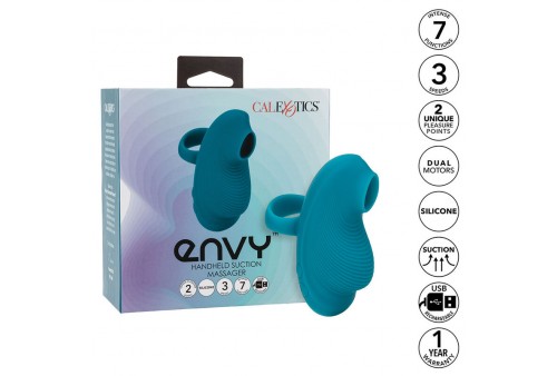 calexotics envy masajeador de bola rodante 7 vibraciones azul