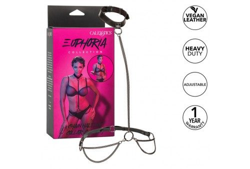 calexotics euphoria collar halter y correa con cadena