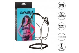 calexotics euphoria arnés estilo cabestro con múltiples cadenas premium talla plus