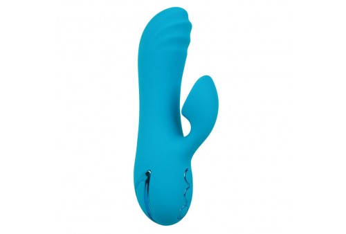 calexotics sunset beach seducer vibrador y estimulador 10 funciones azul