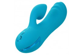 calexotics sunset beach seducer vibrador y estimulador 10 funciones azul