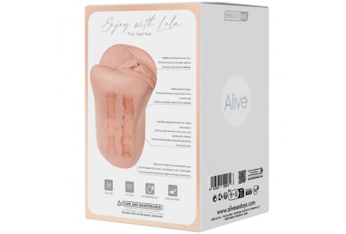 alive lola masturbador doble masculino vagina ano super realístico natural