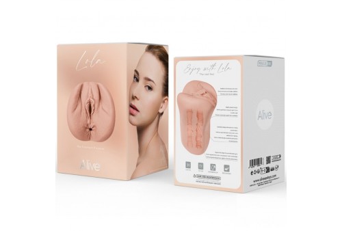 alive lola masturbador doble masculino vagina ano super realístico natural