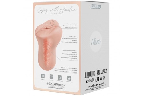 alive amelia masturbador masculino vagina super realístico natural