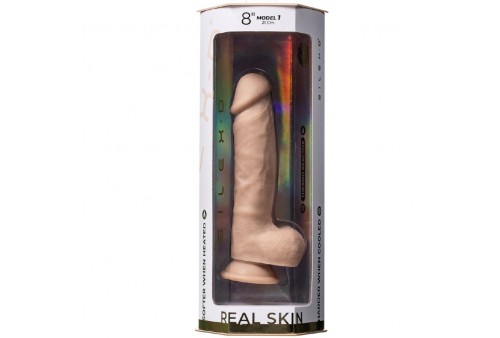 silexd real skin pene super realístico termo reactivo 21 cm premium silexpan natural