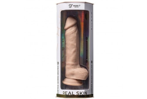 silexd real skin pene super realístico termo reactivo 23 cm premium silexpan natural